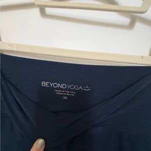 Beyond Yoga Navy Space Dye Skort